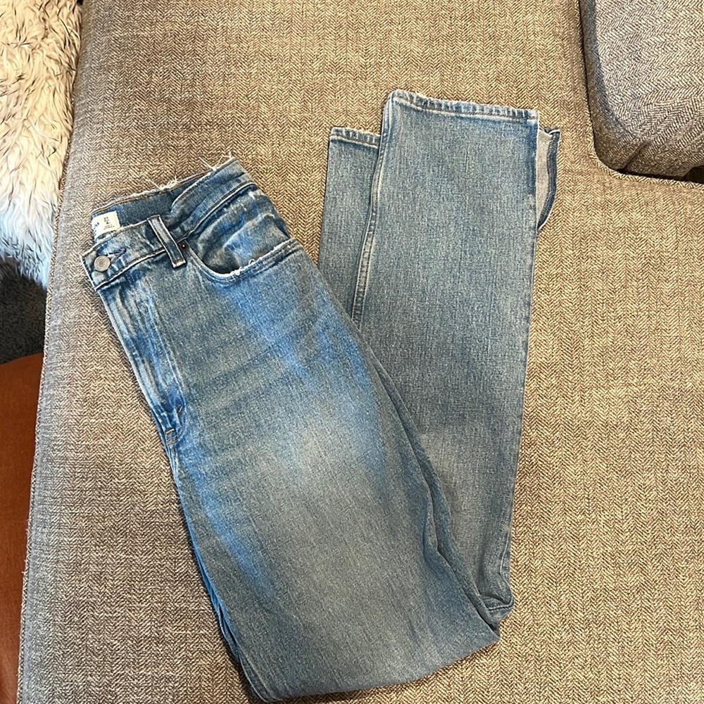 90s straight ultra high rise curve love